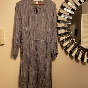Houndstooth Prairie Dress XL